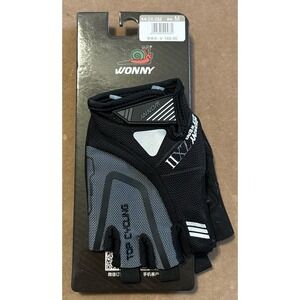 NEW Wonny Men's Half Finger Gel Cycling Mountain Biking Gloves,‎ Medium
